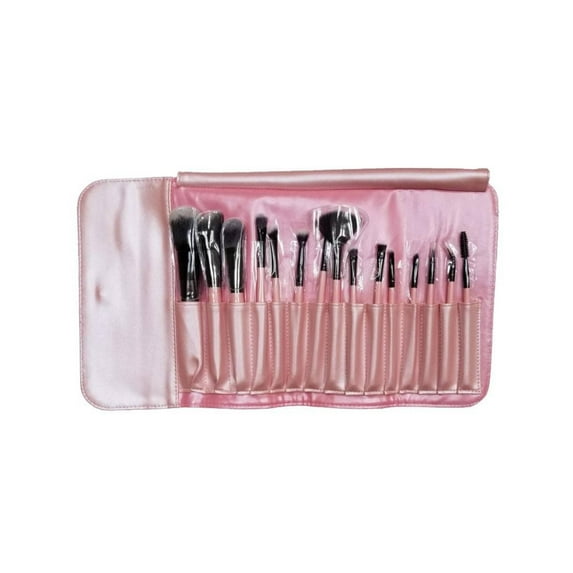 ANIISE - Set of 15 Professional Makeup Brushes - Cosmetic Applicators with Soft Synthetic Hair -