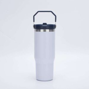 30oz Single-Use Car Cup with Handle Convenient Drink Cup